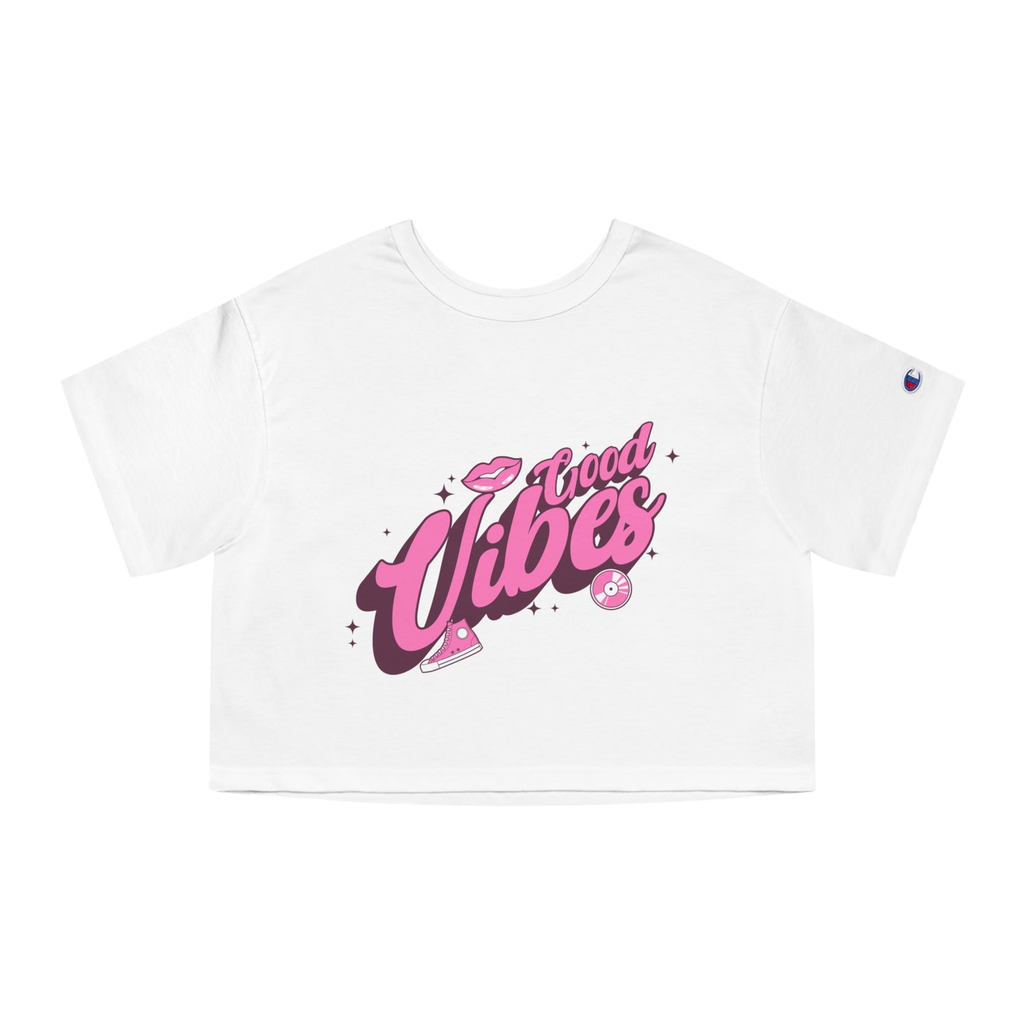 Good Vibes Crop Top - Retroglam