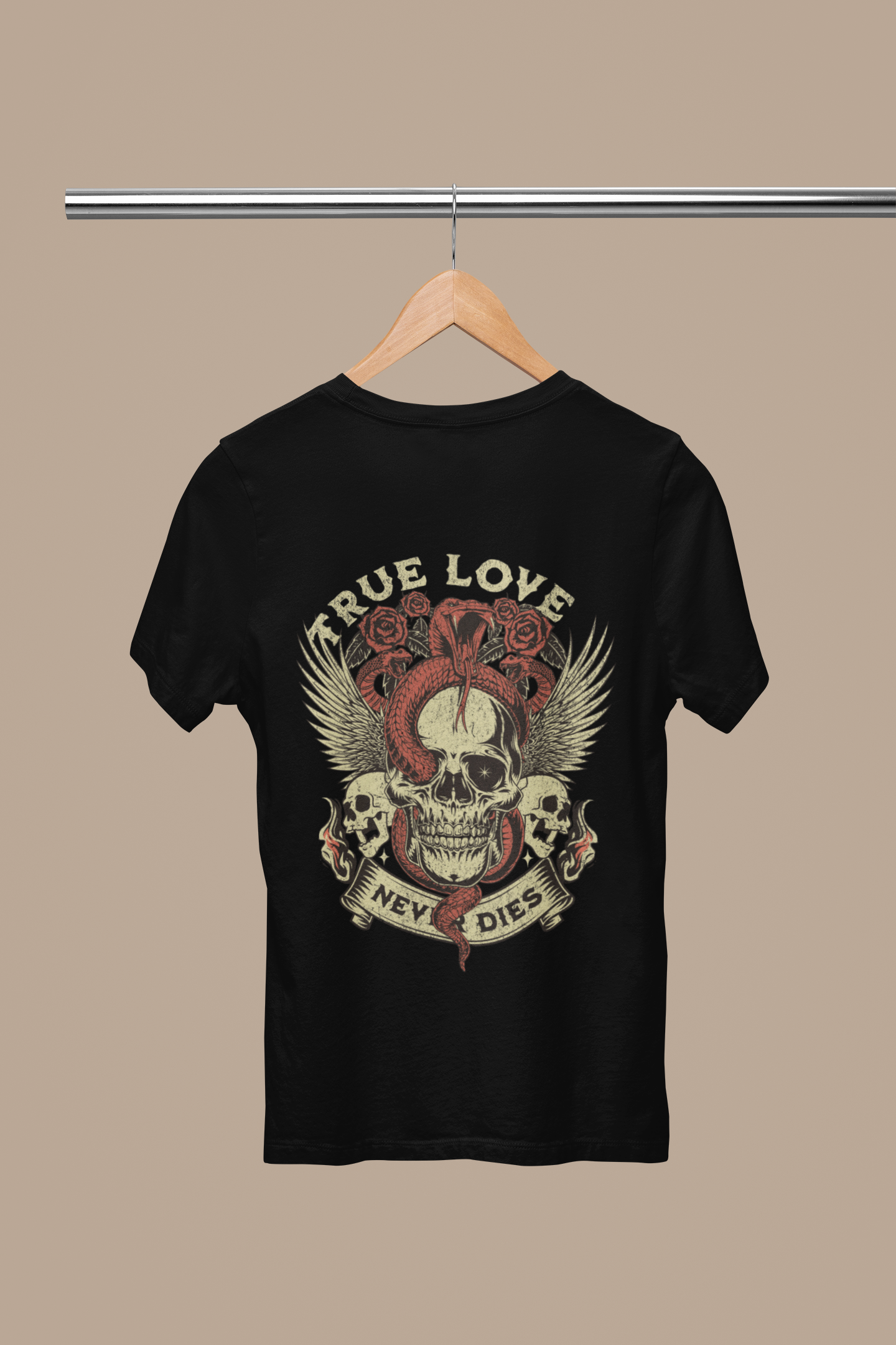 True Love Skull Baby Tee