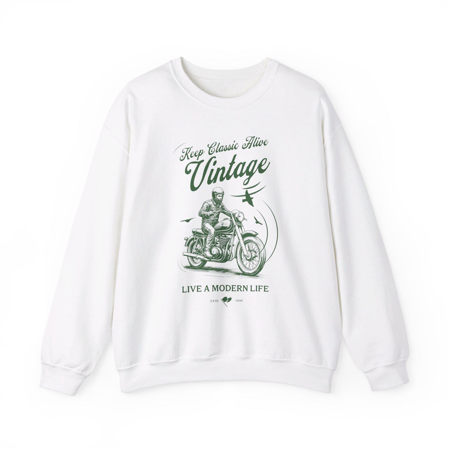 Live a modern life Sweatshirt - Retroglam