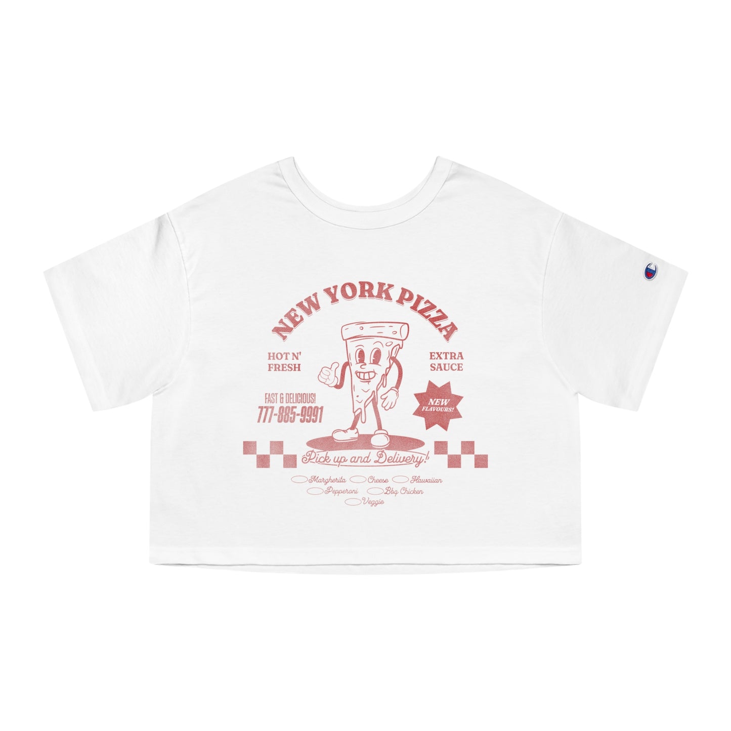 New York Pizza Crop Top - Retroglam
