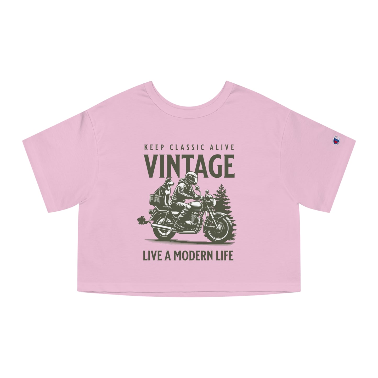 Live A Modern Life Crop Top - Retroglam