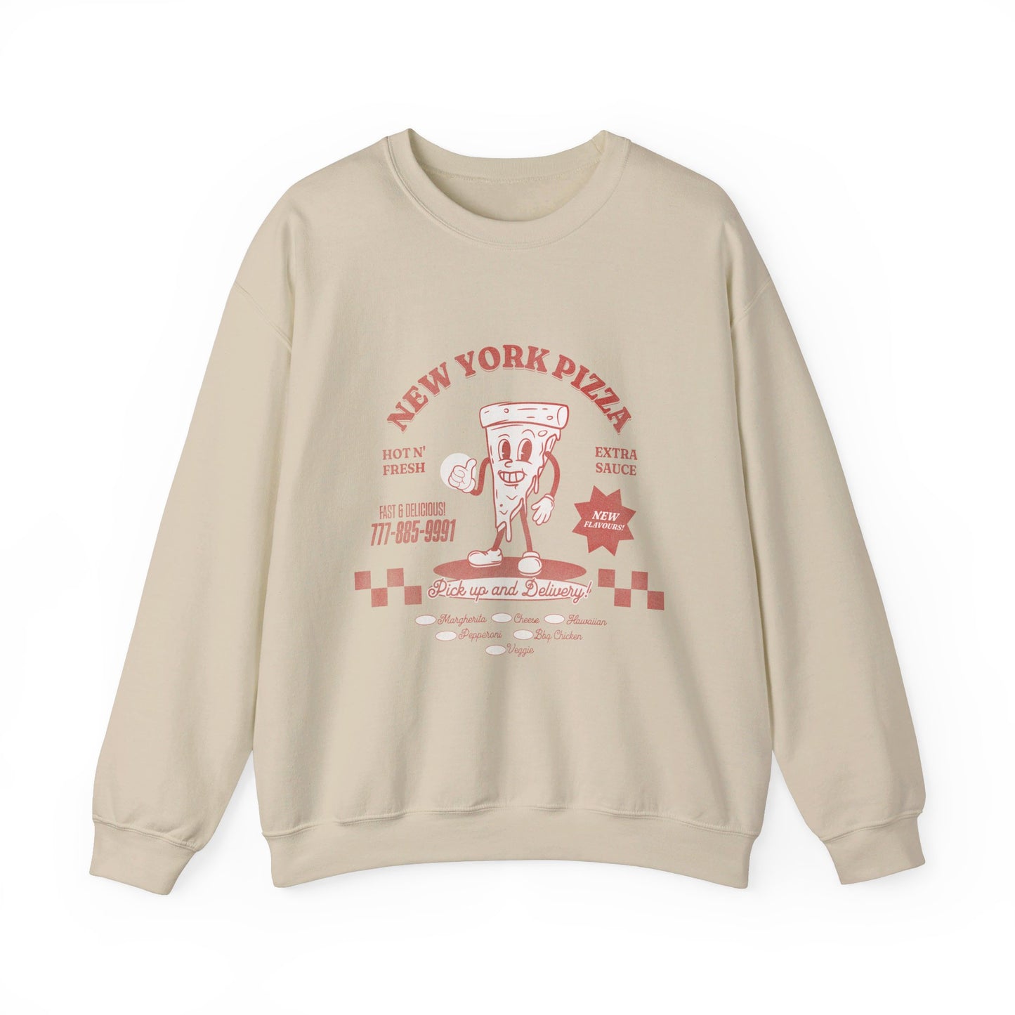 New York Pizza Sweatshirt - Retroglam