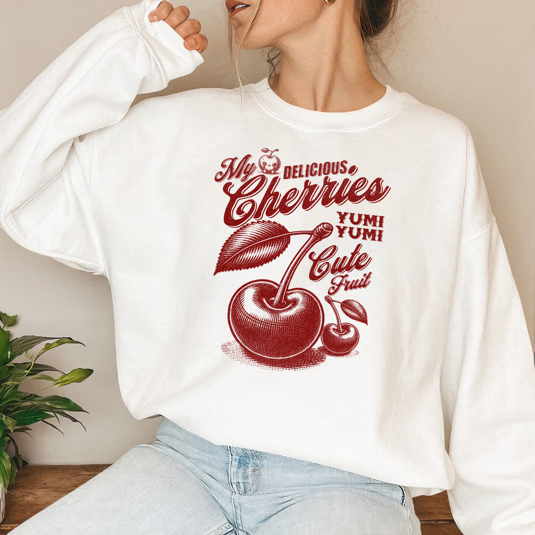 My Delicious Cherries Sweatshirt - Retroglam