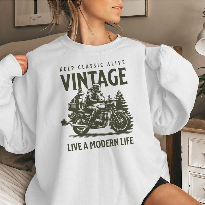 Live A Modern Life Sweatshirt - Retroglam