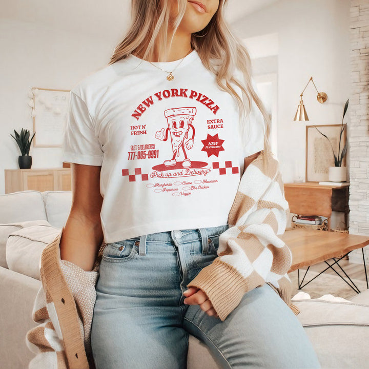 New York Pizza Crop Top - Retroglam